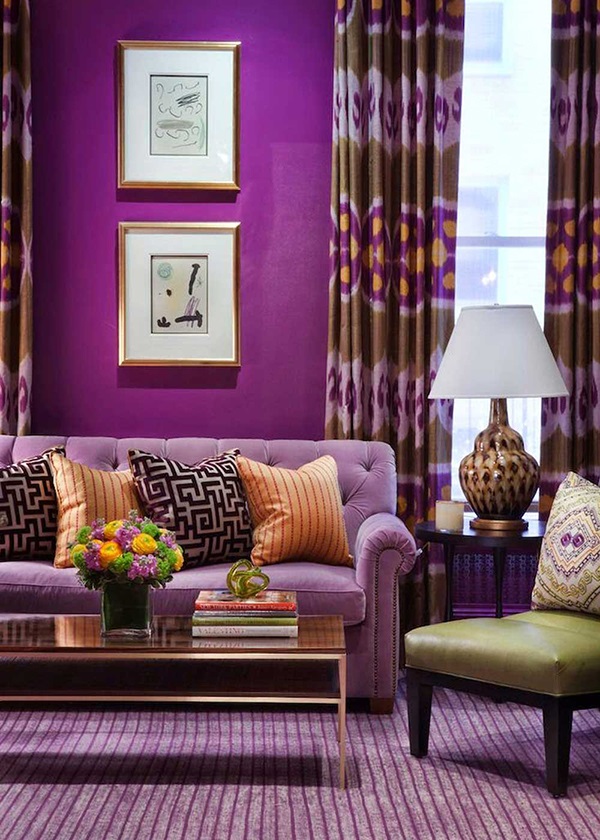 رنگ بنفش در رنگ‌شناسی