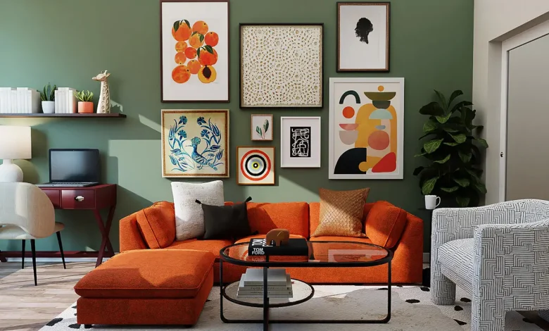 رنگ‌شناسی در سالن خانه